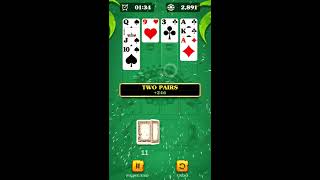 Most Popular Solitaire Card Game 2021 (5-Card Solitaire) Single Player Poker Style Card Game screenshot 5