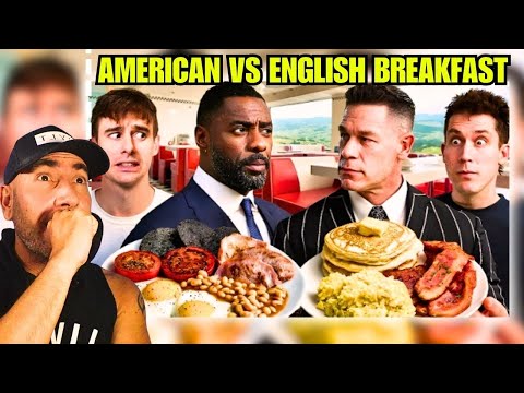 American vs. English Breakfast w/ John Cena & Idris Elba - This Got Heated! (Reaction)