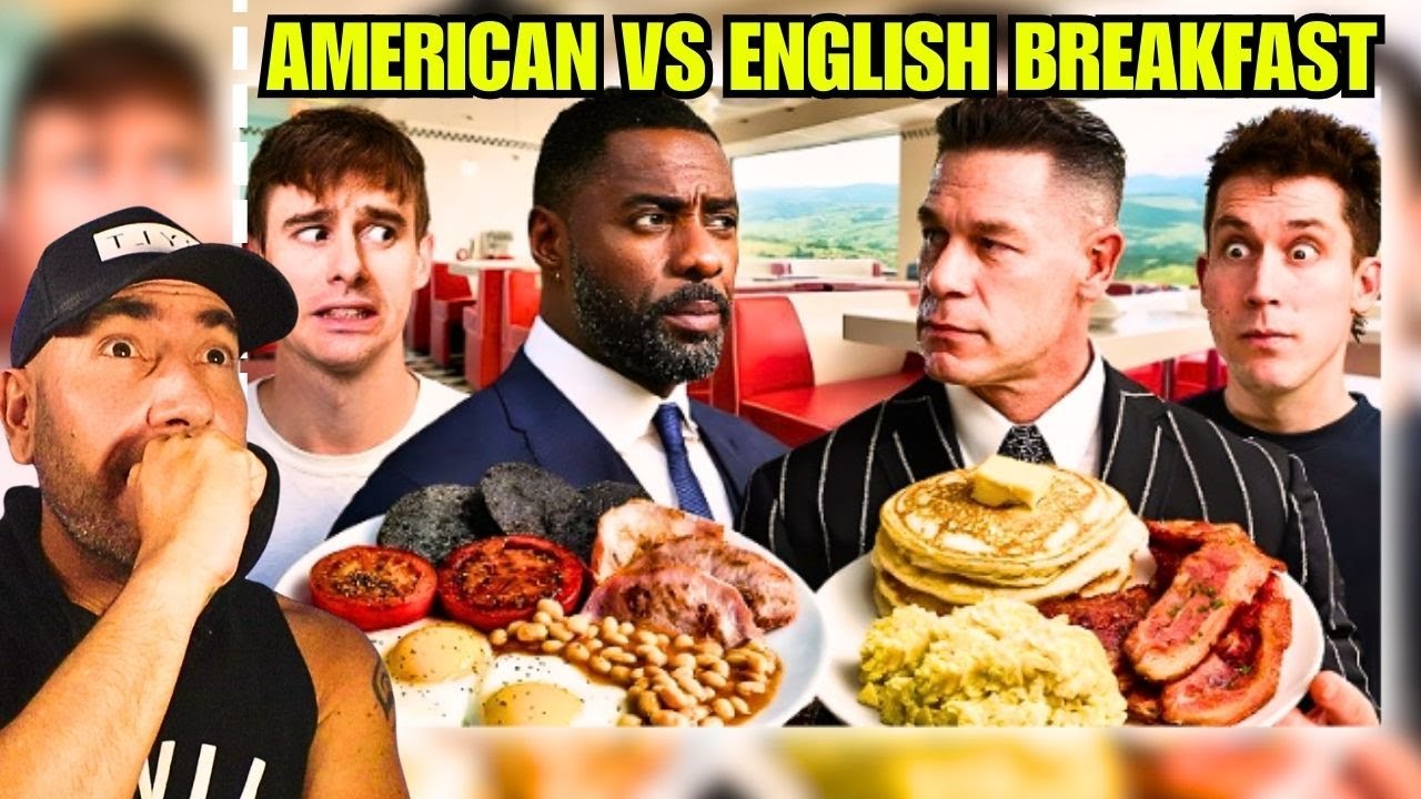 American vs. English Breakfast w/ John Cena & Idris Elba - This Got Heated! (Reaction)