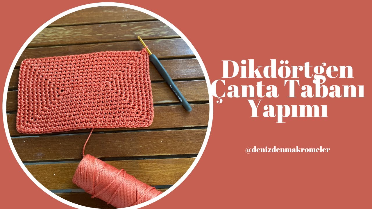 DİKDÖRTGEN ÇANTA TABANI YAPIMI