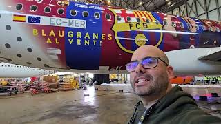 El FC Barcelona femenino inaugura su nuevo avión de Vueling - David Valdearenas