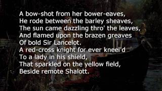 The Lady of Shalott  ~ poem with text
