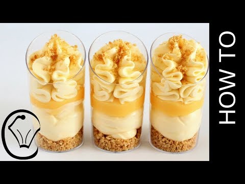 Lemon Curd Cream Cheese Mousse Dessert Cup Shooters by Cupcake Savvy's Kitchen