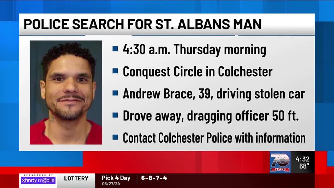 Vt. police searching for man who allegedly dragged officer with car ...