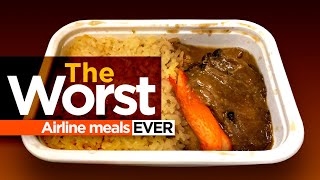 Which airline has the worst food?