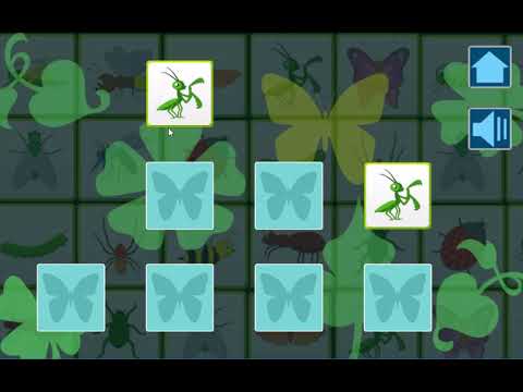 Kids Memory Game – Insects Unity Project