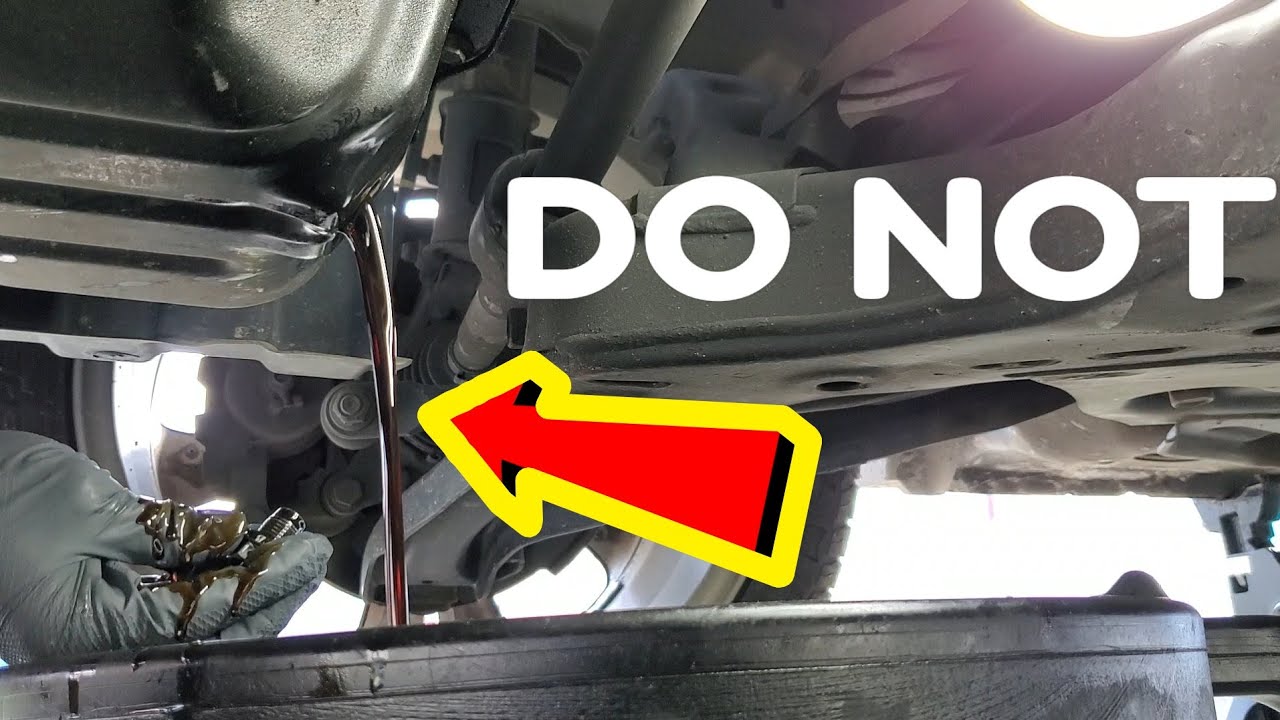 DO NOT change your oil YouTube
