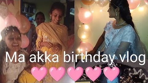Ma akka birthday vlog #ashwitha vlogs #love u akka 🩷💕💕#birthdaycelebration @kanchana srinu