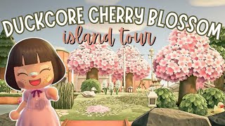 ALL DUCK VILLAGER SPRING CORE ISLAND SET IN CHERRY BLOSSOM SEASON | Island Tour | Lets Play ACNH