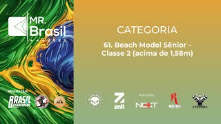 Mr Brasil 2022 61 Beach Model Sênior Cle 2 Acima De 1,58M