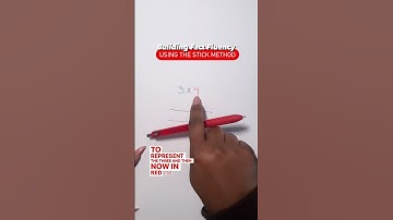 Quick #mathtips to Build Math Fluency using the Stick Method for #Multiplication #mathtutor