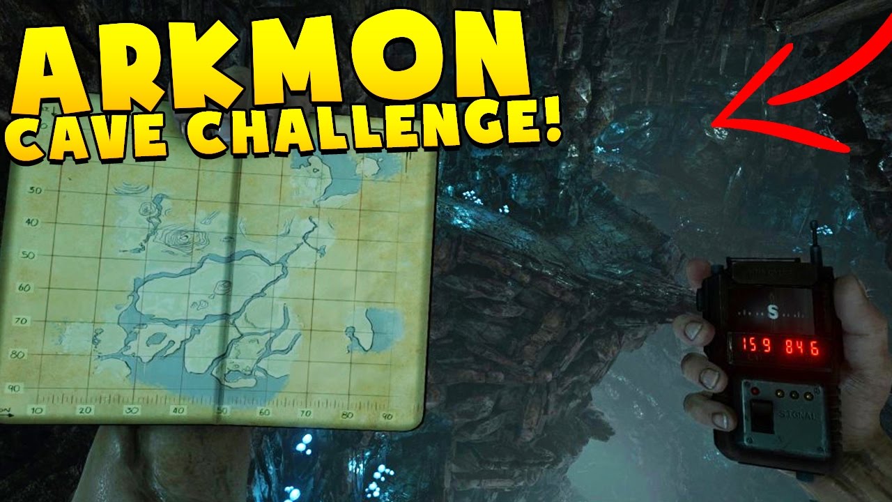 TOUGHEST CAVE CHALLENGE EVER - ARK SURVIVAL EVOLVED POKEMON MOD (ARKMON ...
