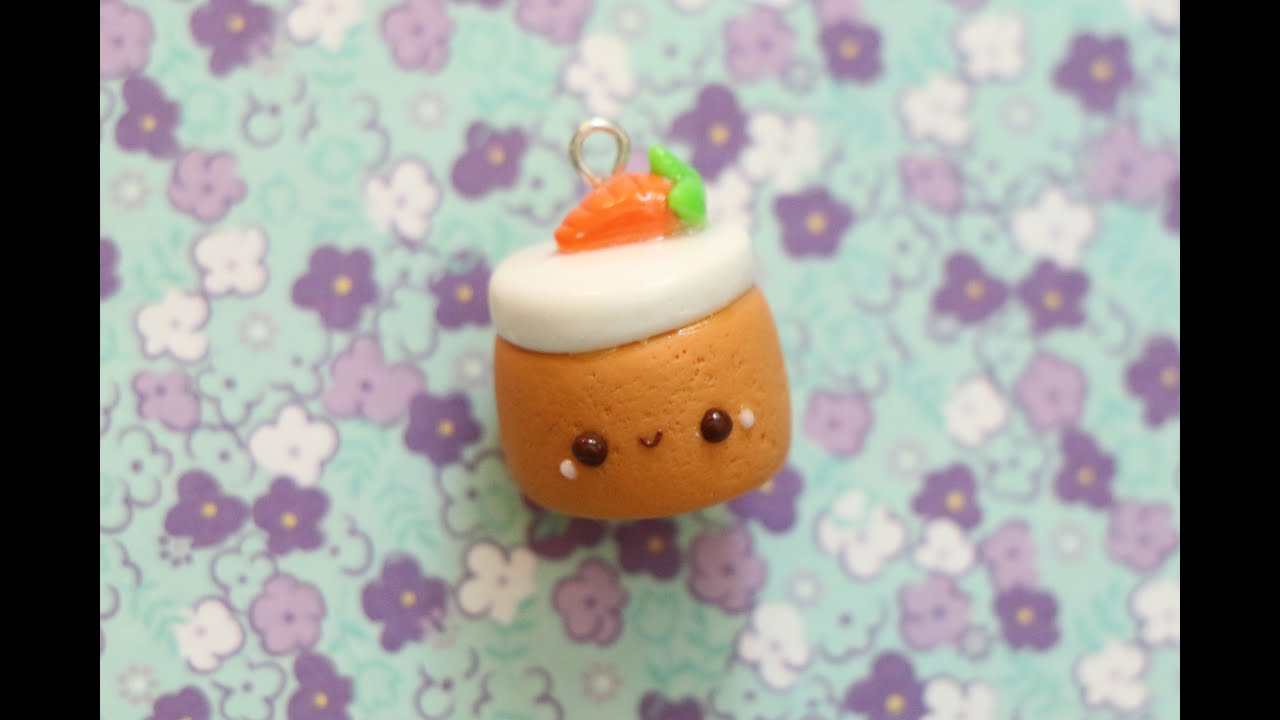 Polymer Clay Carrot Cake Tutorial Polymer Clay Carrot Cake Tutorial