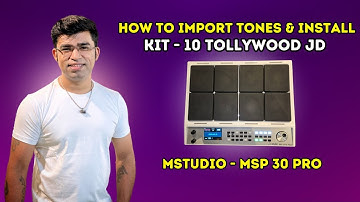 How To Import Wav Tone & Install In Mstudio Octapad (Msp - 30 Pro) Kit - 10 Tollwood | Janny Dholi