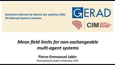 Mean field limits for non-exchangeable multi-agent systems,  Pierre-Emmanuel Jabin, 04/02/2022