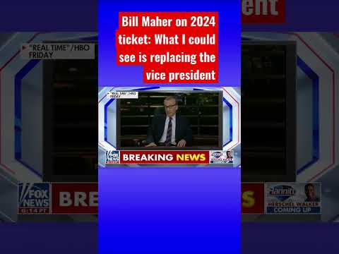 Bill maher suggests dems dump harris in 2024 #shorts