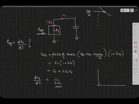 Thumbnail for EE370 lec25: Delays in a CMOS inverter (II)