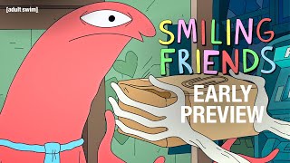 S2E3 PREVIEW: Allan's Paperclip Search | Smiling Friends | adult swim image