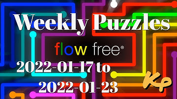 Flow Free - Weekly Puzzles - Simply Extreme - 2022-01-17 to 23 - January 17th to 23rd 2022