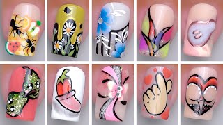Easy Nails Art Design 2024 | Nail Art Transformation from Simple to Fabulous | Nail Designs 2024