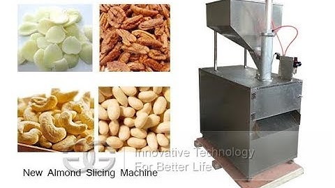 New Type Almond Slicing Machine|Dry Fruit Cutter Nut Slicer Machine Working Video