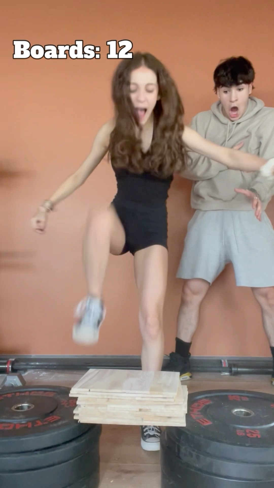 Wood Board Challenge! Can I Kick Through Every Wood Board? ? #shorts