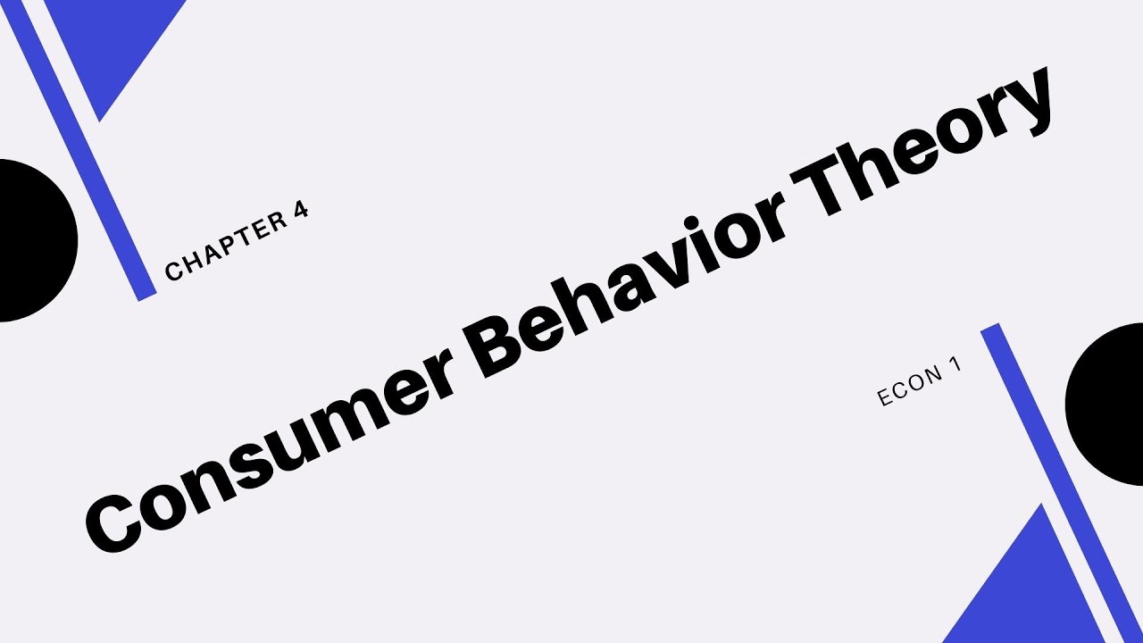 consumer behavior คือ  Update 2022  Consumer Behavior Theory