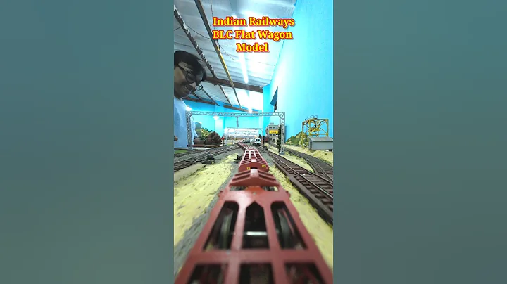 Indian Railways WAP-7 Model With Flat Wagon | train videos #shorts #indianrailways #trainvideos