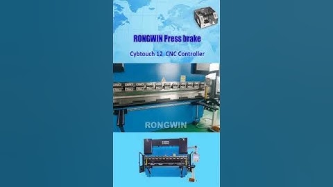 RONGWIN high precision CT12 CNC Controller  Hydraulic Press Brake with Safety ray protection