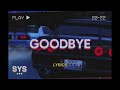 Kodoku - Goodbye (Lyrics)