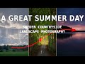 Perfect summer day for landscape photography, Swedish countryside