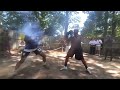 6FT 8 PRO BASKETBALL PLAYER TRYS BOXING