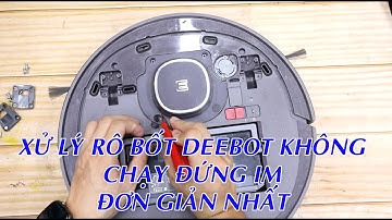 Xử lý robot hút bụi Deebot T5 lỗi đứng im quay tròn không chạy