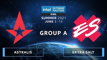 CS:GO - Astralis vs. Extra Salt [Nuke] Map 2 - IEM Summer 2021 - Group A