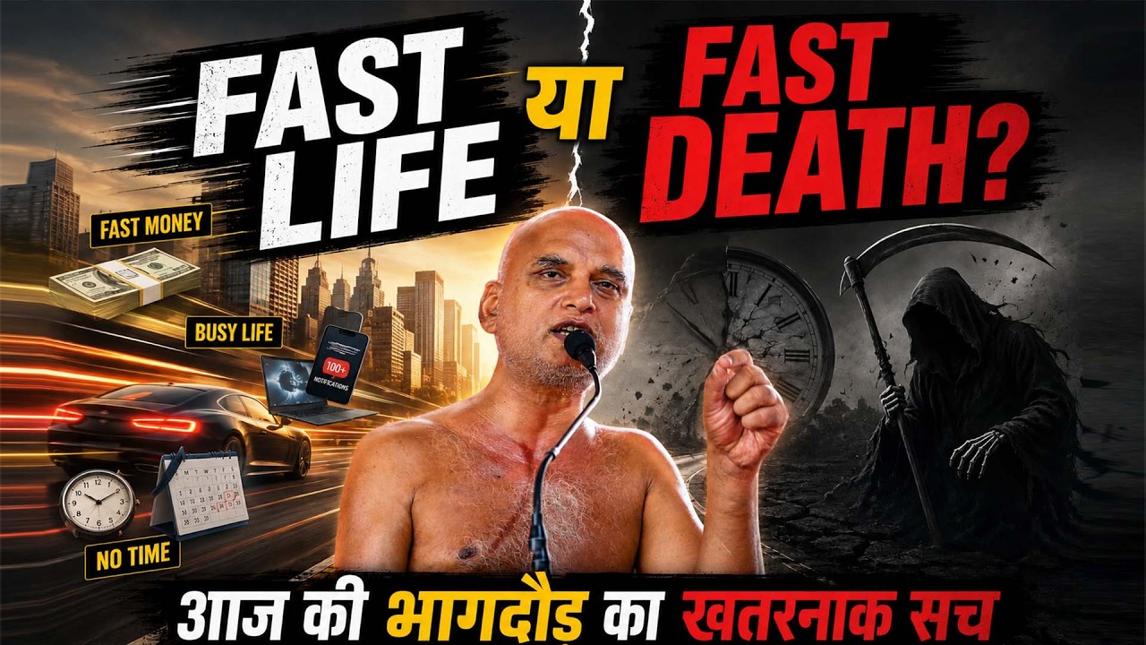 Fast Life या Fast Death? आज की भागदौड़ का खतरनाक सच | 27 May 2026 | Muni Veersagar Ji