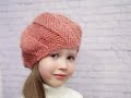 Берет крючком на осень//Как связать берет крючком//Crochet beret//