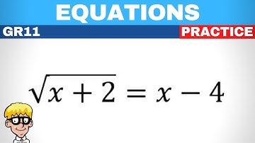 4d) Square root equations gr 11 | Try