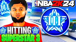 #1 GUARD HITS SUPERSTAR 3 in NBA 2K24! STARTER 3 ANIMATIONS + GAMEPLAY