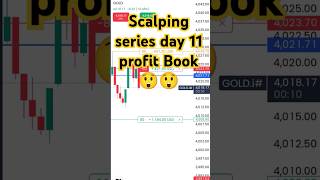 scalping series day 11 profit Book😲 #shorts  #shortsfeed #scalping #xauusd #trading #btc