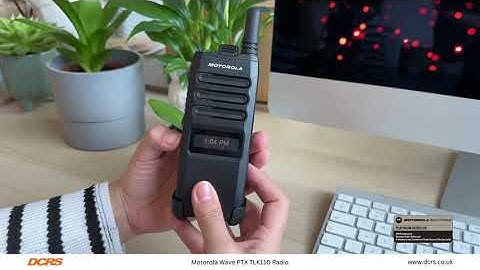Wave PTX TLK110 Radio Walk-Through