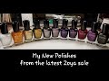 Zoya Glitter Swatches - Zoya Sale