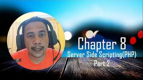 Chapter 8 : Server side scripting with Php – Part 2_A (Basic Php syntax)