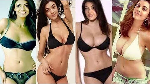 Kajal Agrawal hot Bikini#photoshoot video || bold exposing