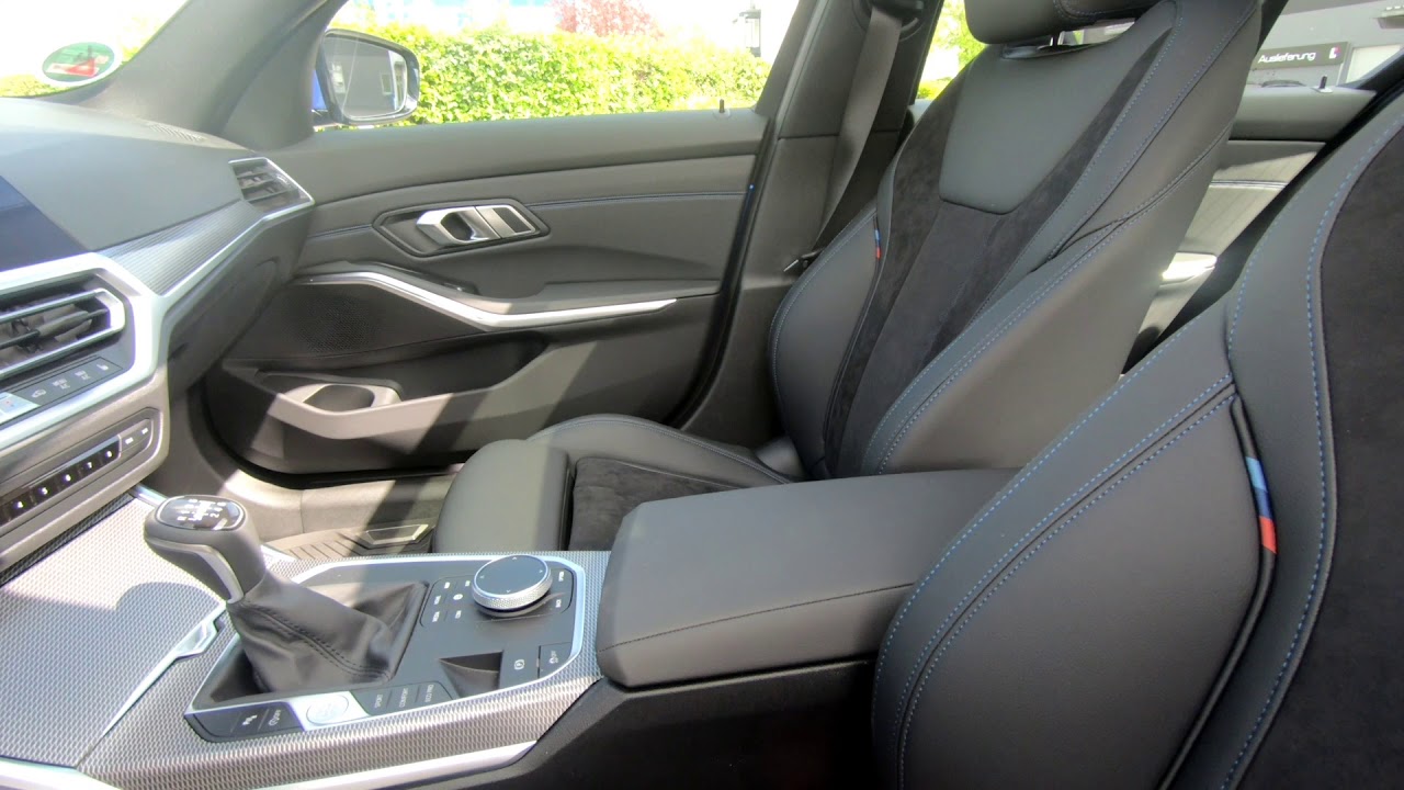 Bmw 3er Series G 19 M Sport Mit Schiebedach Und Sensatec Alcantara Sitze Youtube