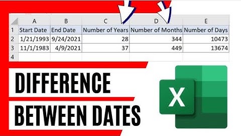 How To Subtract Dates in Excel