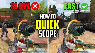 How to Quickscope Like A PRO!  Quickscoping Tips & Tricks CODM