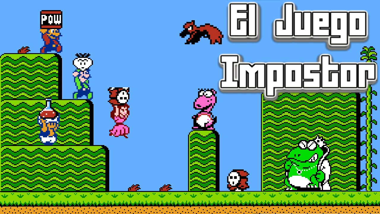 Super Mario Bros. 2: El Juego Impostor (USA) - YouTube