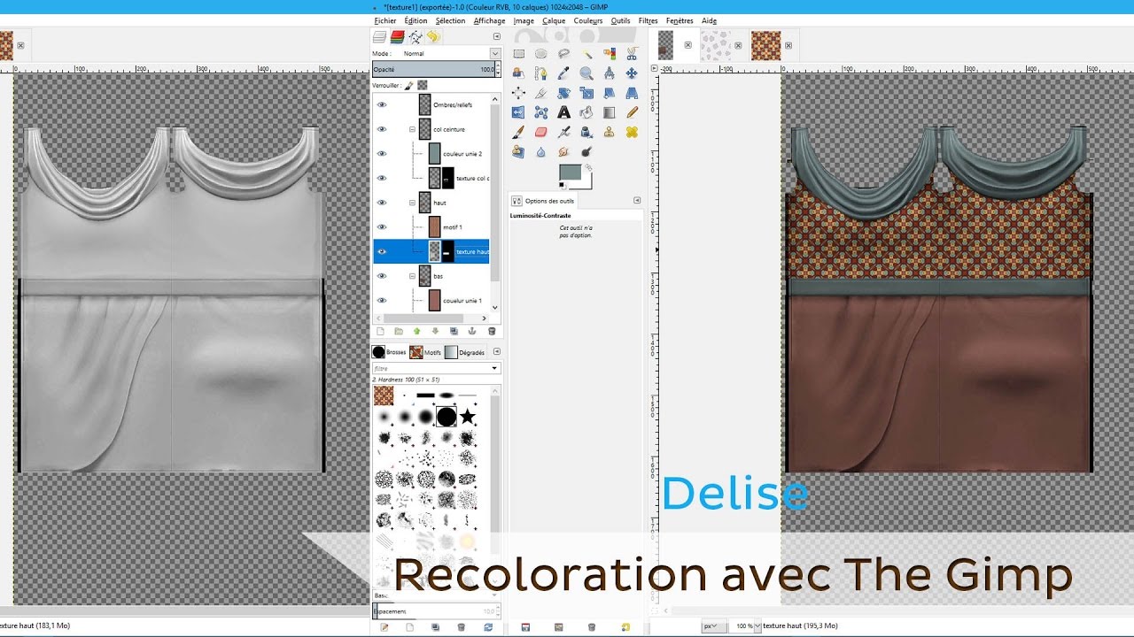 [Tutoriel] Techniques de recoloration simple avec Gimp