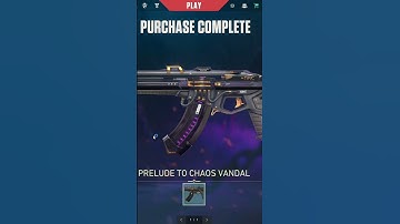 finally I bought prelude to chaos vandal 😍 #valorant #gaming #games #trending
