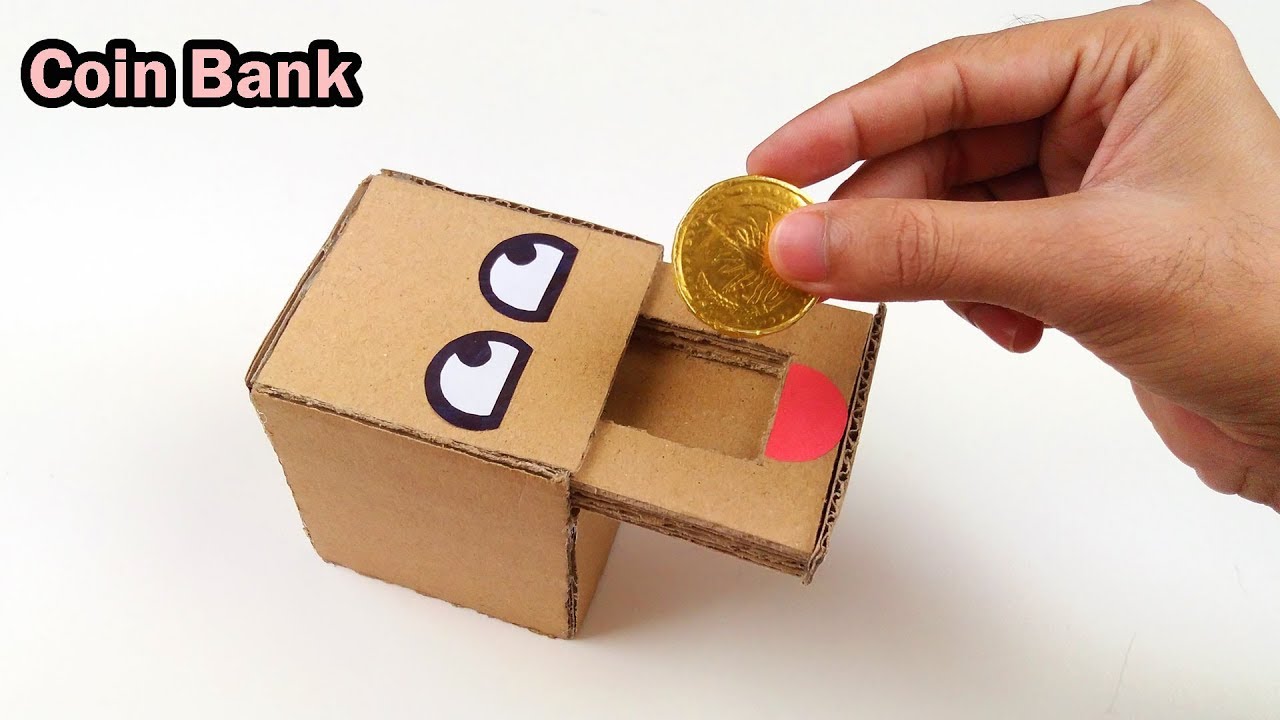 how to make coin bank box coin bank coins arts and crafts how to make coin bank box coin bank coins arts and crafts